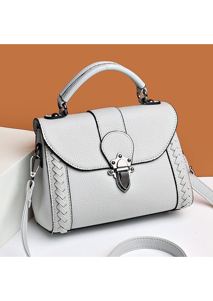 Vintage Basit Omuz Çantası Büyük Kapasiteli Moda El Çantası Messenger Çantası (Yurt Dışından)