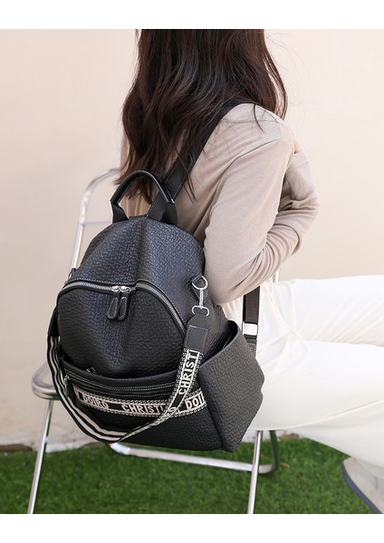 Sırt Çantası Kadın Çok Kullanımlı Tek Omuz Aşınmaya Dayanıklı Seyahat Küçük Sırt Çantası Rahat Çok Yönlü Mektup Büyük Kapasiteli Çanta (Yurt Dışından) modelleri