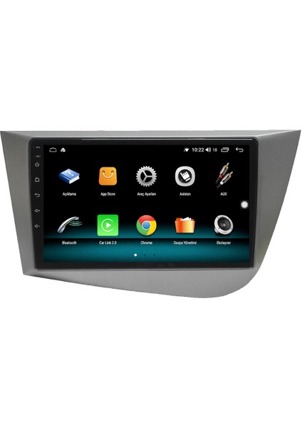Seat Leon Android 13 Multimedya Carplay 4gb RAM+64GB HDD 2006-2010 Navigasyon Ekran