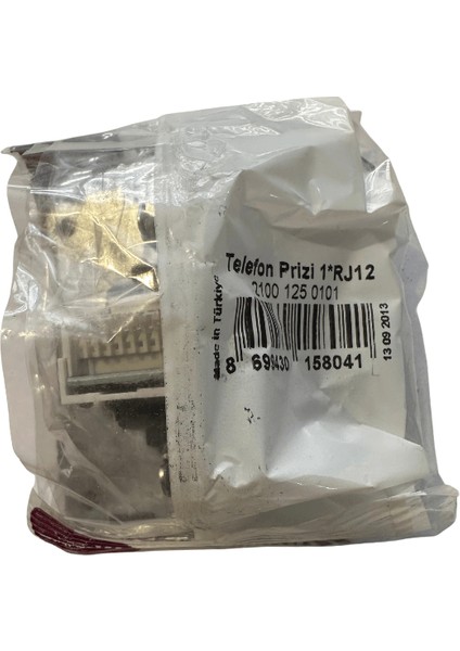 Telefon Prizi Sıva Altı Beyaz 21001250101 (Çerçevesiz) fiyatları