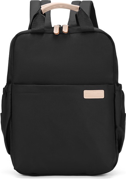 Basit Sırt Çantası Darbeye Dayanıklı Bilgisayar Çantası Çok Fonksiyonlu Moda Öğrenci Sırt Çantası (Yurt Dışından)