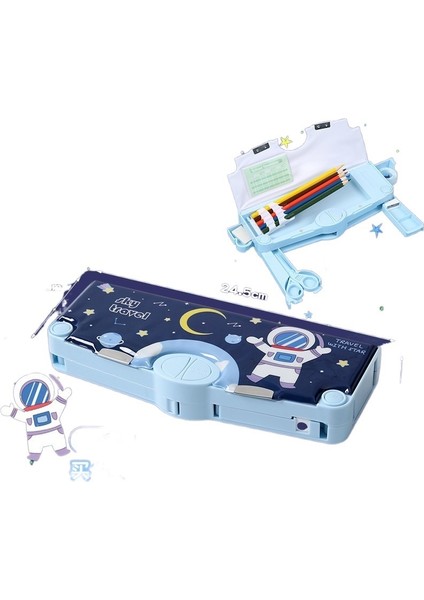 Çok Fonksiyonlu Kırtasiye Kutusu Yüksek Değerli Karikatür Çocuk Kalem Kutusu (Yurt Dışından)