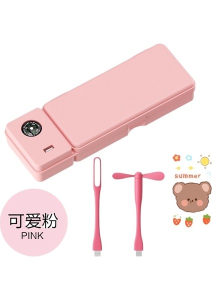 Çok Fonksiyonlu Fan Küçük Masa Lambası Kırtasiye Kutusu Kalem Kutusu (Yurt Dışından)