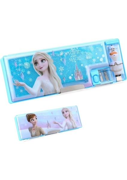 Buz Ve Kar Bataklık Kırtasiye Kutusu Çok Fonksiyonlu Ilkokul Çocukları Için Kalem Kutusu (Yurt Dışından)