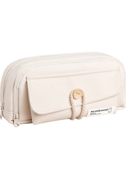 Kırtasiye Kutusu Öğrenci Çok Katmanlı Ins Tarzı Basit, Yüksek Değerli Kırtasiye Çantası (Yurt Dışından)