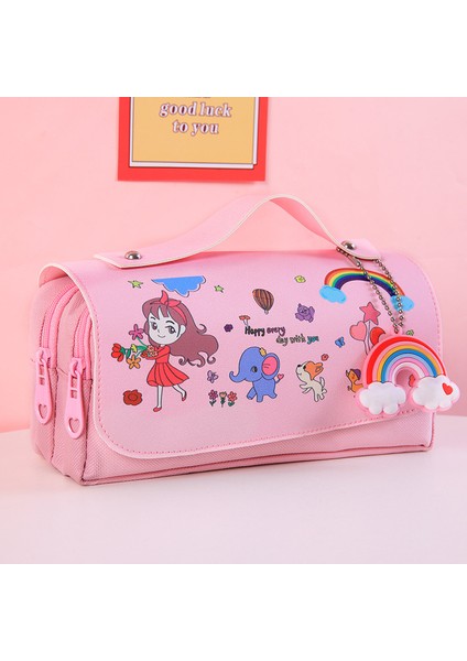 Sevimli Kız Gibi Kalem Kutusu Çantası (Yurt Dışından)