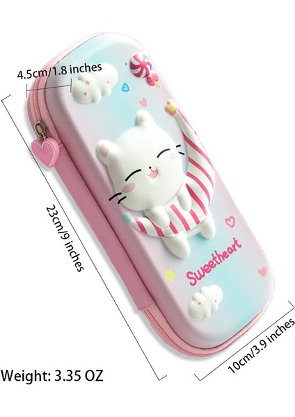 Kızlar Için Kalem Kutusu 3D Eva Unicorn Karikatür Depolama Kılıfı Okul Çocukları Için Kalem Tutucu Büyük Kapasiteli Saklama Kutusu Öğrenci Kırtasiye Kutusu (Yurt Dışından) fiyatları