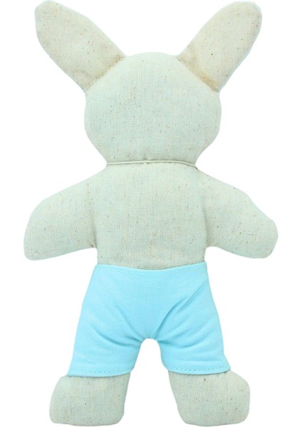 Mavi Tulumlu Çıngıraklı Tavşan Bez Oyuncak fiyatları