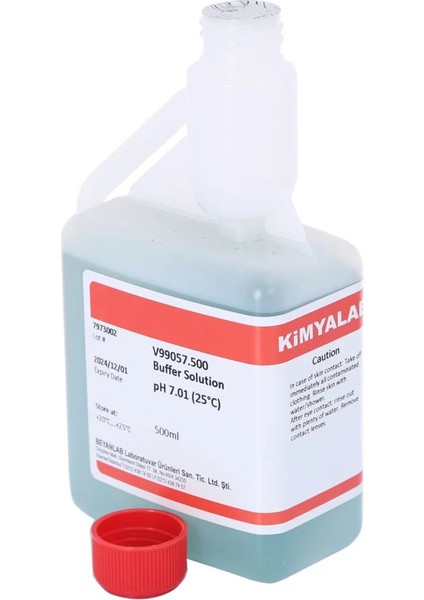 PH 7.01 Kalibrasyon Sıvısı - PH Metre Tampon Çözelti - 10 Adetlik Toptan Set