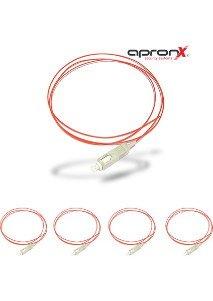 5 Adet Sc Sx mm Om2 50/125 Fiber Optik Kablo (1 Metre)