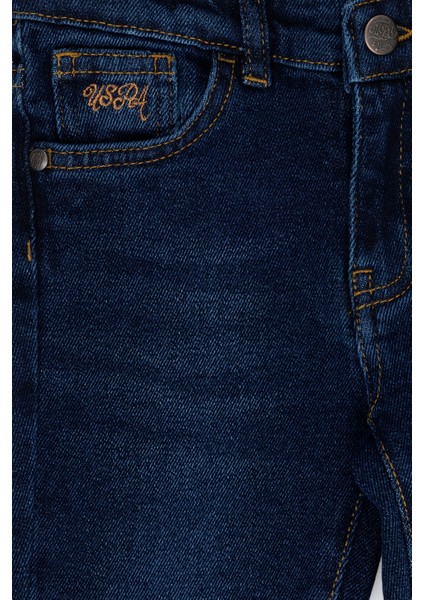 U.S. Polo Assn. Kız Çocuk Mavi Jean 50272330-DN0022