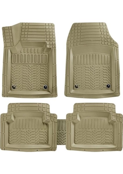Ssangyong Musso 2004-2005 Uyumlu Bej 4d Havuzlu Paspas Takımı