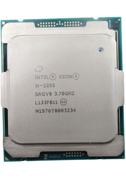 Xeon W-2255 3,7 GHz 19 MB Cache 2066 Pin İşlemci