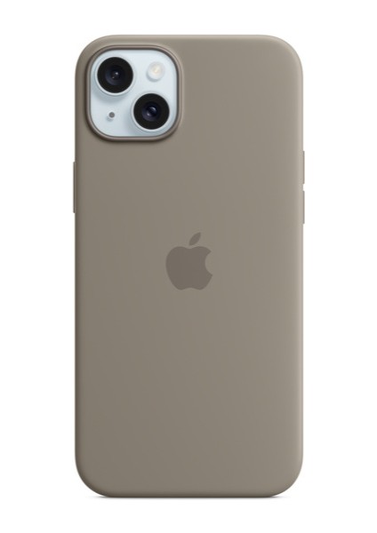 iPhone 15 Plus Magsafe Silikon Kılıf - Kil Rengi MT133ZM/A
