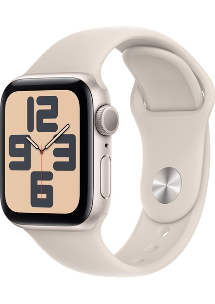 Watch SE 2.Nesil (2023) GPS 40mm Starlight Aluminium Case with Starlight Sport Band - S/M