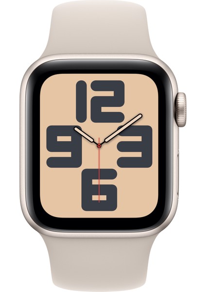 Watch SE 2.Nesil (2023) GPS 40mm Starlight Aluminium Case with Starlight Sport Band - S/M
