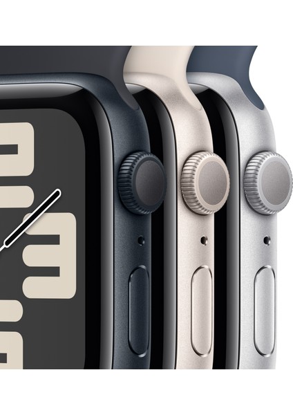 Watch SE 2.Nesil (2023) GPS 44mm Midnight Aluminium Case with Midnight Sport Band - S/M modelleri