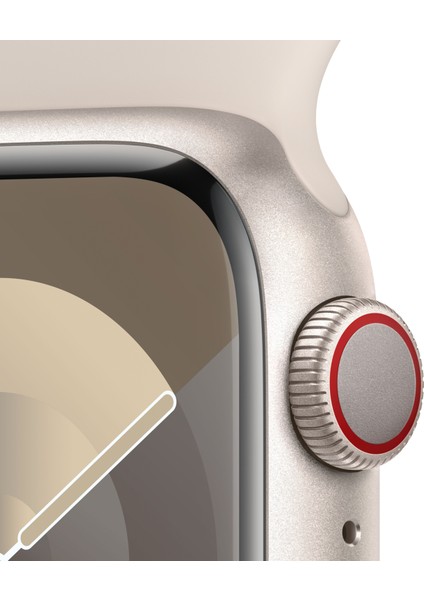 Watch Seri 9 Gps + Cellular 41MM Yıldız Işığı Alüminyum Kasa Spor Kordon - S/m MRHN3TU/A modelleri