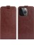 Iphone 15 Pro Dikey Flip Kılıf Tpu+Pu Deri Telefon Kablosu Cep Telefon Kapağı Kart Yuvaları Kamopolu (Yurt Dışından) 1
