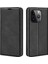 Iphone 15 Pro Max Pu Deri Cüzdan Flip Case Anti-Cratch Cilt-Touch Stand Kapak Black (Yurt Dışından) 1