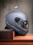 Draken Titanyum Gri. ''2 Vizörlü'' + ''sticker'' Hediyeli, Mat Motosiklet Kapali Kask 4