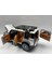 Land Lover Defender Diecast Metal Model Araba 1:22 Sesli Işıklı Kaput Bagaj Kapılar Açılabilen Araba 2