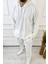 Sweatshirt Örme Natural Pamuk Kumaş Oversize Kapüşonlu Sweatshirt 3