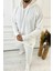 Sweatshirt Örme Natural Pamuk Kumaş Oversize Kapüşonlu Sweatshirt 4