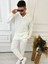Sweatshirt Örme Natural Pamuk Kumaş Oversize Kapüşonlu Sweatshirt 5
