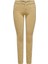 Slim Fit Dar Paça Açık Sarı Kadın Kadife Pantolon 15298649 3