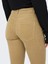 Slim Fit Dar Paça Açık Sarı Kadın Kadife Pantolon 15298649 5