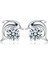 Elegance Parısıenne Modaya Uygun Yunus Küpeler | Swarovski Elemanları | Yapay Elmas Parıltılı Kulak Çivileri Yunus | Bayanlar Kadınlar Kızlar Çocuklar Için (Yurt Dışından) 1