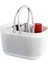 Saplı Saklama Sepeti - Küçük Plastik Banyo Sepeti - Banyo Mutfak Sepeti 26,5 X 17,8 X 18 Cm (Yurt Dışından) 1