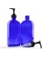 Kobalt Mavisi Plastik Şişeler Ve Doldurulabilir Sıvı Sabun (Yurt Dışından) 2