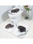 Heheja Modu Banyo Seti Banyo Paspas Seti 3 Parça Banyo Paspas Banyo Halısı Tuvalet Paspas Banyo Paspas Duş Mat (Stil 9) (Yurt Dışından) 1