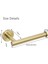 2 Parça Paslanmaz Çelik Fırçalanmış Altın Kaplama Askı, Altın Rengi Bornoz Kancası Duvara Monte, Zarif Tasarım Havlu Kancası (Yurt Dışından) 2