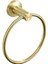 Havlu Halkası Duvara Monte Yuvarlak 304 Paslanmaz Çelik Altın Havlu Tutucu Banyo Veya Mutfak Duş Banyo Aksesuarı 16 Cm (Yurt Dışından) 1