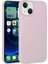 Apple iPhone 15 Plus ile Uyumlu Kılıf Soft Premium Yumuşak Silikon Telefon Kılıfı Kapak Rose Gold 1