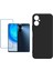 Tecno Camon 19 Neo Uyumlu Kılıf Esnek Silikon Telefon Kılıfı ve Temperli Cam Ekran Koruyucu 1