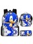Sonıc Sonic Ilköğretim Okul Çantası Üç Parçalı Okul Çantası Omuz Çantası Kalem Çantası (Yurt Dışından) 1