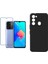 Tecno Spark 8c Uyumlu Kılıf Esnek Silikon Telefon Kılıfı ve Temperli Cam Ekran Koruyucu 1
