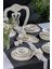 N3490 Velvet Platin 56 Parça Yemek Takımı 1