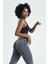 Gri Kalçası Büzgülü Push Up Kalça Şekillendirici Tayt Seamless Fitness Yoga Yüksek Bel Tayt 2