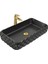 Leonardo Plus Black Dikdörtgen Lavabo 1
