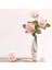 50 Adet Yapay Gül Yaprakları Allık Pembe Güller Real Touch Sha (Yurt Dışından) 4
