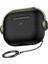 Buff Airpods Pro 2 Djpods Kılıf Black-Dark Green 3