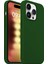 Buff iPhone 15 Pro Rubber Fit Kılıf Dark Green 1