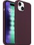 Buff iPhone 15 Plus Rubber Fit Kılıf Wine Red 1