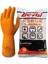 Korun Lateks Iş Eldiveni No: 9.5 Turuncu - 1 Çift 1