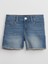 Mid Rise Midi Denim Washwell™ Şort 1